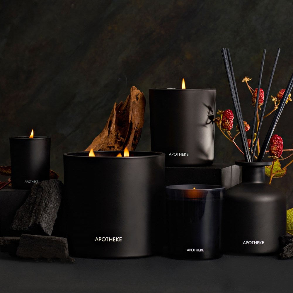 Charcoal Votive Candle