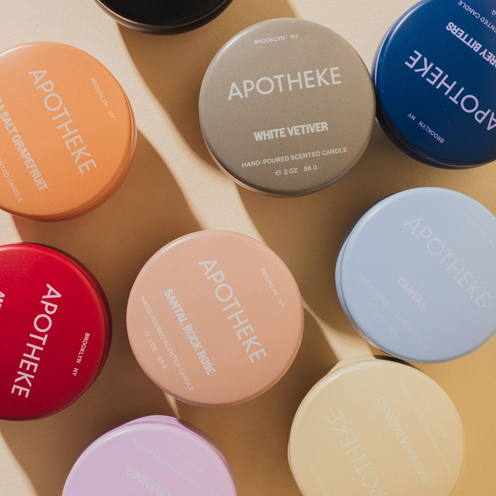 Canvas Mini Candle Tin