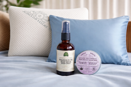 Cooling Recovery Sleep System | Bamboo Pillow & Pillowcase Bundle