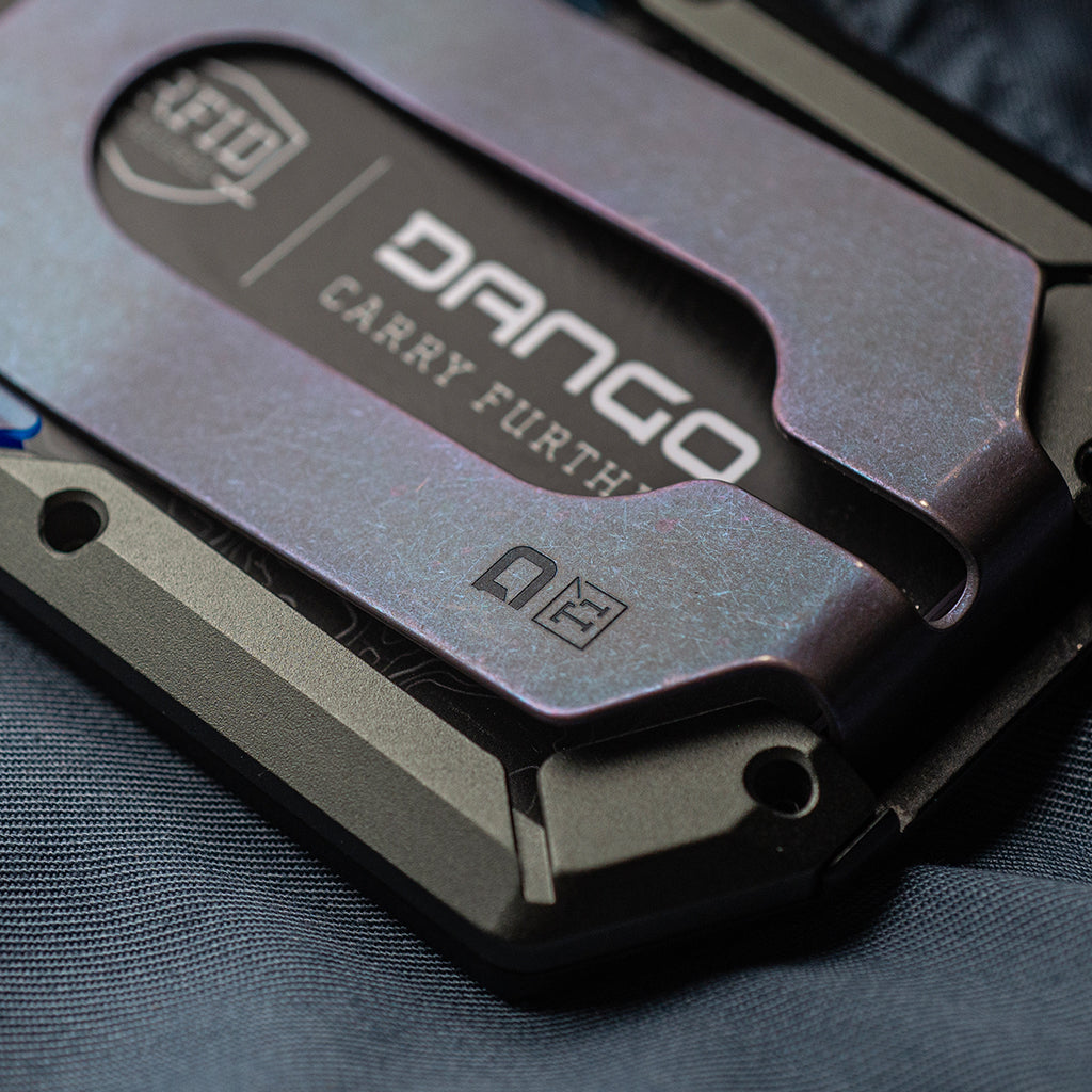 M4 SPECIAL EDITION MAVERICK™ RAIL WALLET with BURPLE ANODIZED TITANIUM CLIP