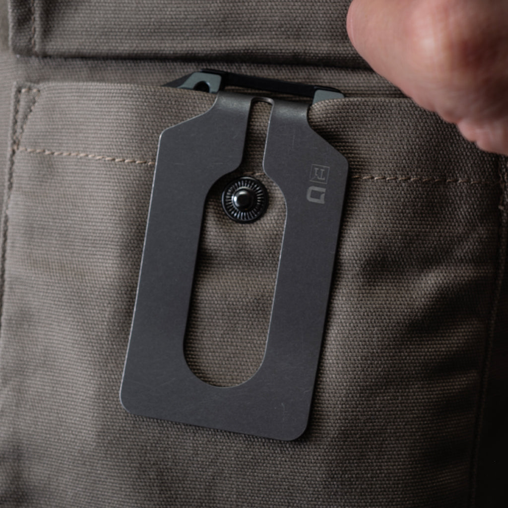 M4 TITANIUM MONEY CLIP