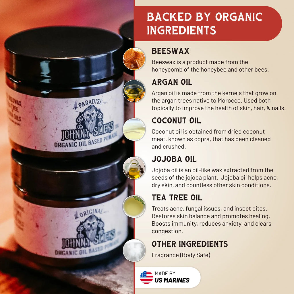 Organic Oil Based Pomade