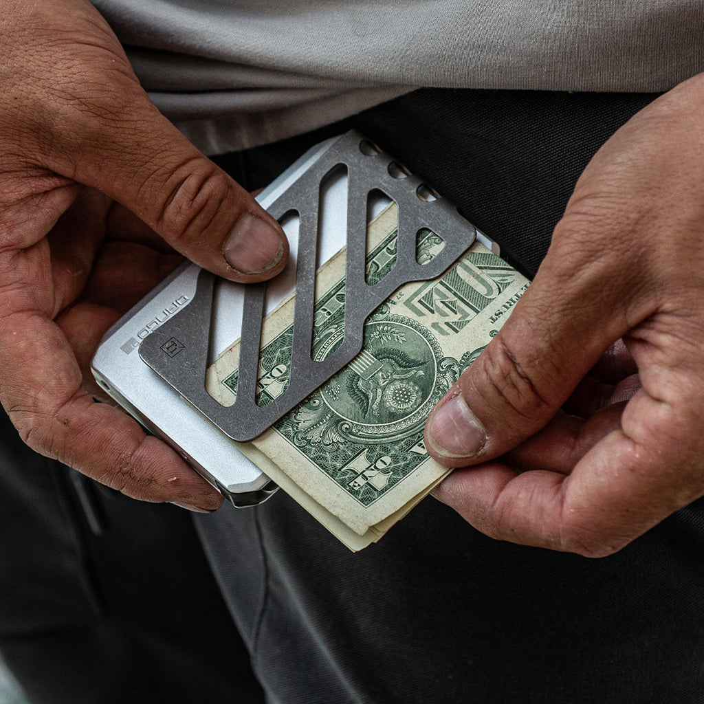 SK1 SLIDE KICK WALLET WITH TITANIUM MONEY CLIP